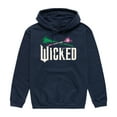 thumbnail image 1 of Wicked: Part 2 -  Wand And Broomstick Logo -Mens Long Sleeve Fleece Pullover Hoodie, 1 of 4
