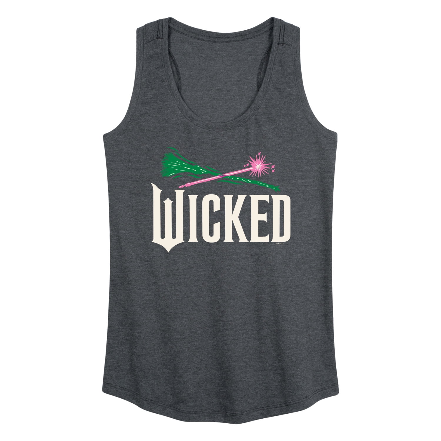 Wicked: Part 2 - Wand And Broomstick Logo - Women's Racerback ...