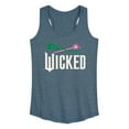 thumbnail image 1 of Wicked: Part 2 -  Wand And Broomstick Logo - Women's Racerback Sleeveless Graphic Tank Top, 1 of 4