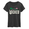 thumbnail image 1 of Wicked: Part 2 -  Wand And Broomstick Logo - Women's Short Sleeve Graphic T-Shirt, 1 of 5