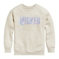 thumbnail image 1 of Wicked - Sparkle Logo - Youth Crew Fleece Sweatshirt, 1 of 4
