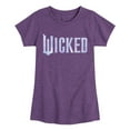 thumbnail image 1 of Wicked: Part 2 - Wicked 2 Sparkle Logo - Youth Girls Short Sleeve T-shirt, 1 of 5