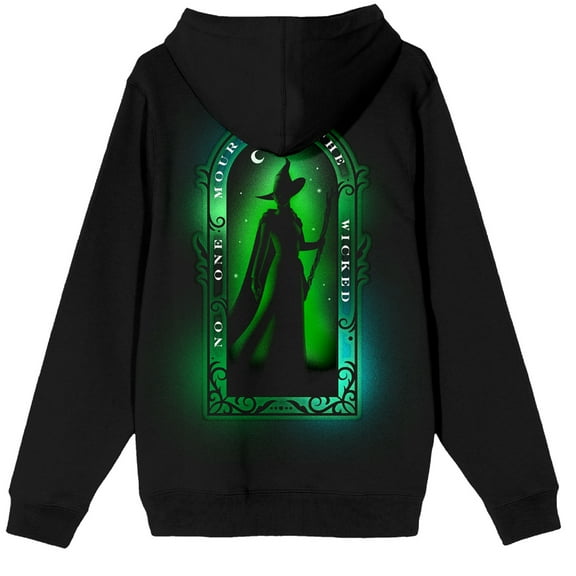 Wicked Part One No One Mourns The Wicked Women's Long Sleeve Hooded Sweatshirt-Medium