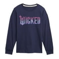 thumbnail image 1 of Wicked - Pink Blue Logo - Toddler Long Sleeve Graphic T-Shirt, 1 of 4