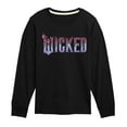 thumbnail image 1 of Wicked - Pink Blue Logo - Toddler Long Sleeve Graphic T-Shirt, 1 of 4