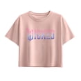 thumbnail image 1 of Wicked - Pink Blue Logo - Youth Girls Boxy T-Shirt, 1 of 4