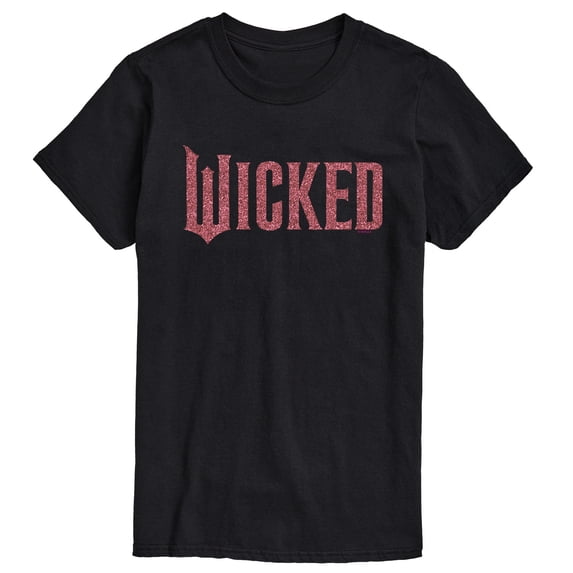 Wicked - Pink Glitter Logo - Men's Short Sleeve Graphic T-Shirt