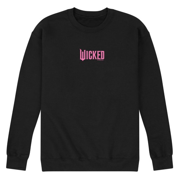 Wicked - Pink Logo - Men's Crew Fleece Sweatshirt