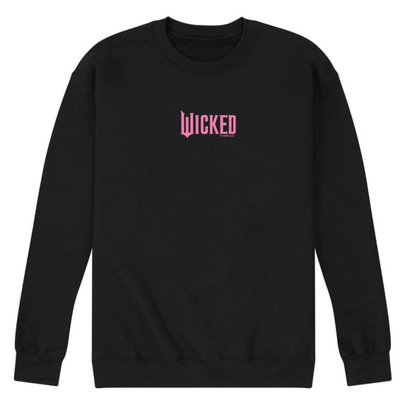 Wicked - Pink Logo - Men's Crew Fleece Sweatshirt