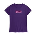 thumbnail image 1 of Wicked - Pink Logo - Women's Fitted Graphic T-Shirt, 1 of 4