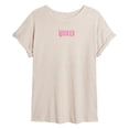thumbnail image 1 of Wicked - Pink Logo - Women's Oversized Graphic T-Shirt, 1 of 5