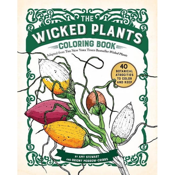 Wicked Plants Coloring Book - Paperback