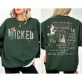 thumbnail image 1 of Wicked Quotes Printed Sweatshirt | Vintage Witch Friendship Graphic Pullover, 1 of 8