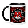 thumbnail image 1 of 3dRose, Wicked Red Zebra Initial Letter M, 15oz Two-Tone Black Mug, 1 of 7