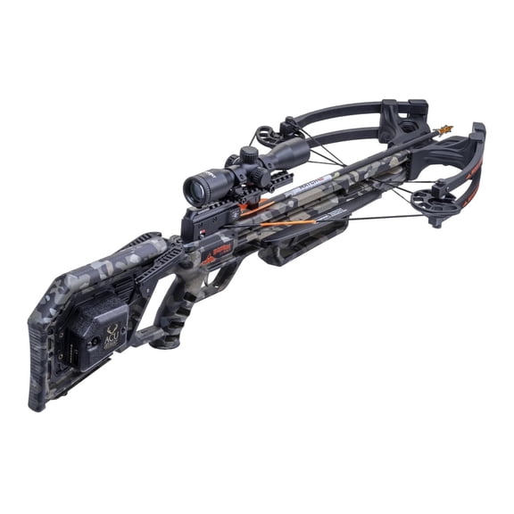 Wicked Ridge Commander 400 Crossbow Peak XT 400 FPS with ACUdraw Scope Package