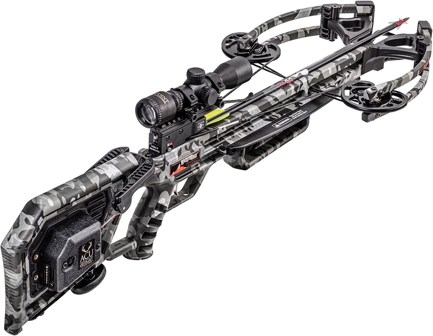 Wicked Ridge M-370 ACUdraw Crossbow with Multi-Line Scope 370 FPS