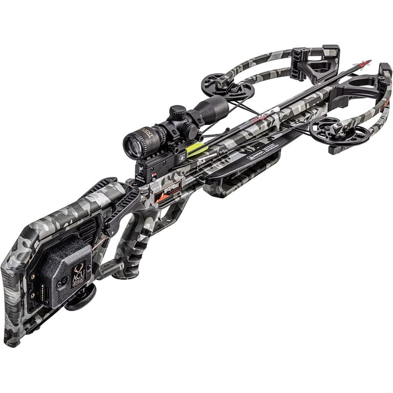 Wicked Ridge M-370 ACUdraw Crossbow, Multi-Line Scope, 370 FPS