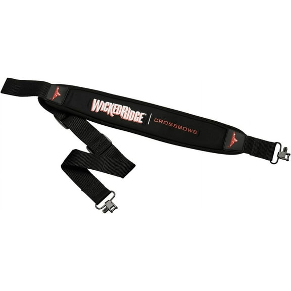 Wicked Ridge Neoprene Crossbow Sling Non Slip 1.25" Shoulder Strap Black