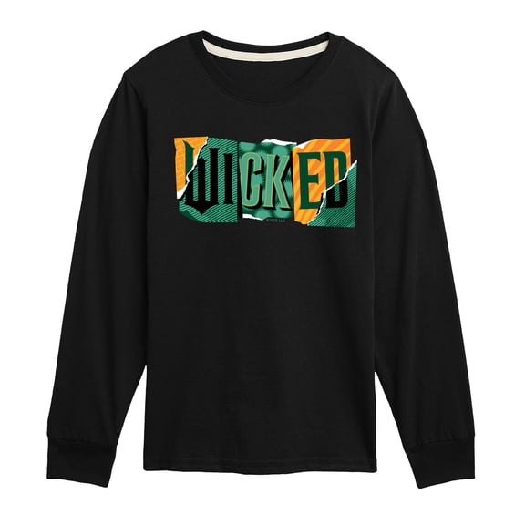 Wicked - Ripped Logo - Toddler Long Sleeve Graphic T-Shirt