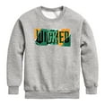 thumbnail image 1 of Wicked - Ripped Logo - Youth Crew Fleece Sweatshirt, 1 of 4