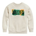 thumbnail image 1 of Wicked - Ripped Logo - Youth Crew Fleece Sweatshirt, 1 of 4