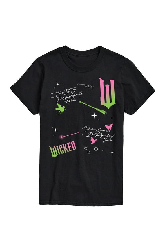 - Scatter Lyrics Oversized - Men's Short Sleeve Graphic T-Shirt