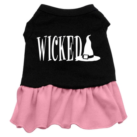 Halloween Pet Dog Cat Dress Screen Printed, "Wicked"