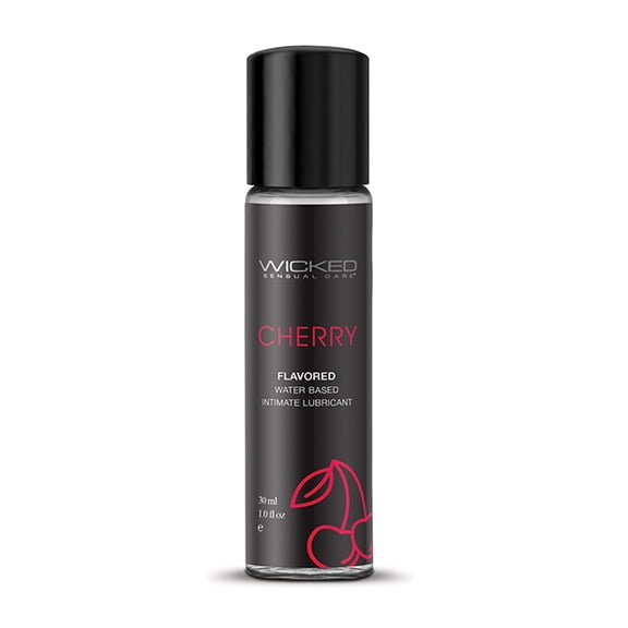 Wicked Sensual Care Aqua Water Based Lubricant - 1 oz Cherry