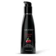 Wicked Sensual Care Aqua Water Based Lubricant - 4 oz Cherry