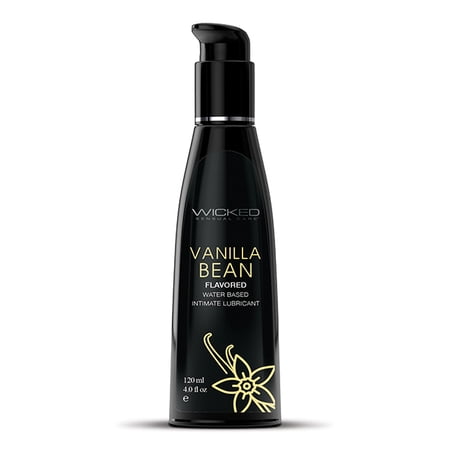 Wicked Sensual Care Aqua Water Based Lubricant - 4 oz Vanilla Bean