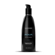 Wicked Sensual Care Aqua Water Based Lubricant - 8.5 oz Fragrance Free