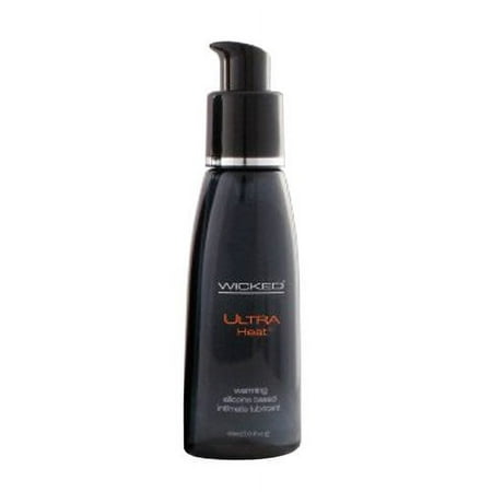 Wicked Sensual Care Collection Ultra Heat Silicone Based Lubricant Fragrance Free, 2 Ounce