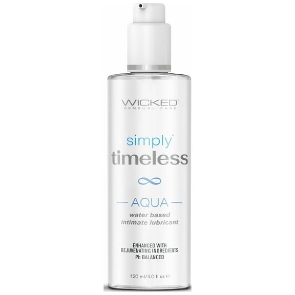 Wicked Simply Timeless Aqua Jelle Water-Based Gel Lubricant 4oz
