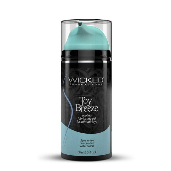 Wicked Sensual Care Toy Breeze Water Based Cooling Lubricant - 3.3 oz