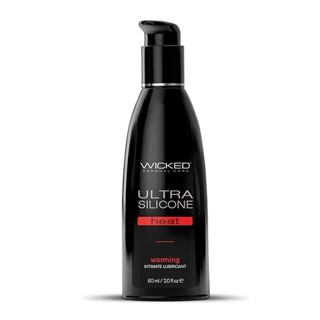 Wicked Sensual Care Ultra Heat Warming Sensation Silicone Based Lubricant - 2 oz