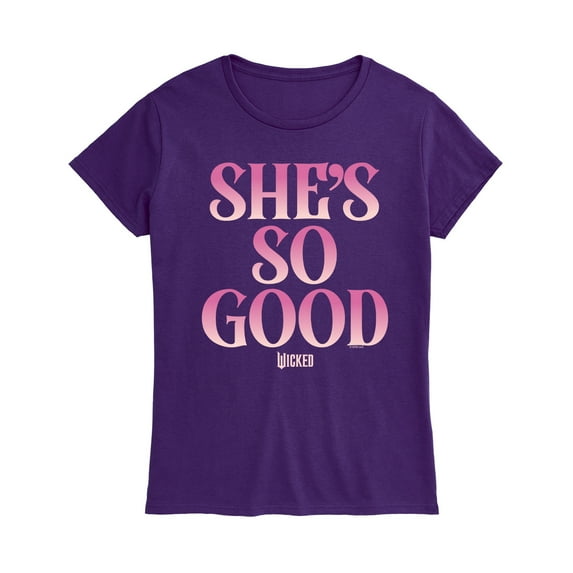 Wicked - She's So Good - Women's Fitted Graphic T-Shirt