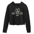 thumbnail image 1 of Wicked - Shiz University - Juniors Cropped Long Sleeve Fleece Hoodie, 1 of 4