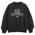 thumbnail image 1 of Wicked - Shiz University - Ladies Oversized Fleece Crew Sweatshirt, 1 of 3