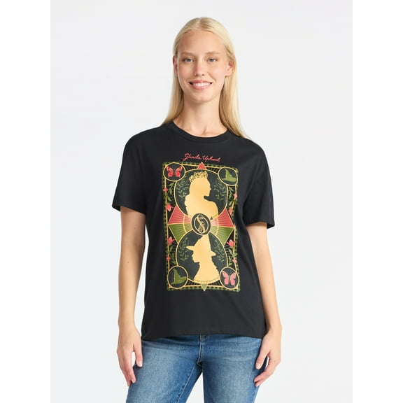Wicked Women's Graphic Print Tee with Short Sleeves, Sizes XXS-XXL