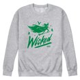thumbnail image 1 of Wicked - Sketch Elphaba - Men's Crew Fleece Sweatshirt, 1 of 4