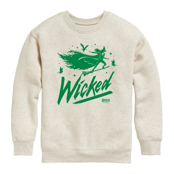 Wicked - Sketch Elphaba - Toddler Crew Fleece Sweatshirt