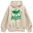 thumbnail image 1 of Wicked - Sketch Elphaba - Women's Oversized Fleece Hoodie Sweatshirt, 1 of 3