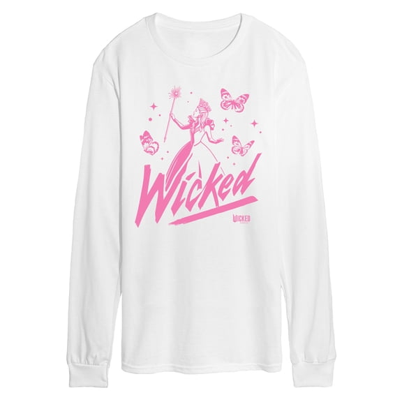 Wicked - Sketch Glinda - Men's Long Sleeve Graphic T-Shirt