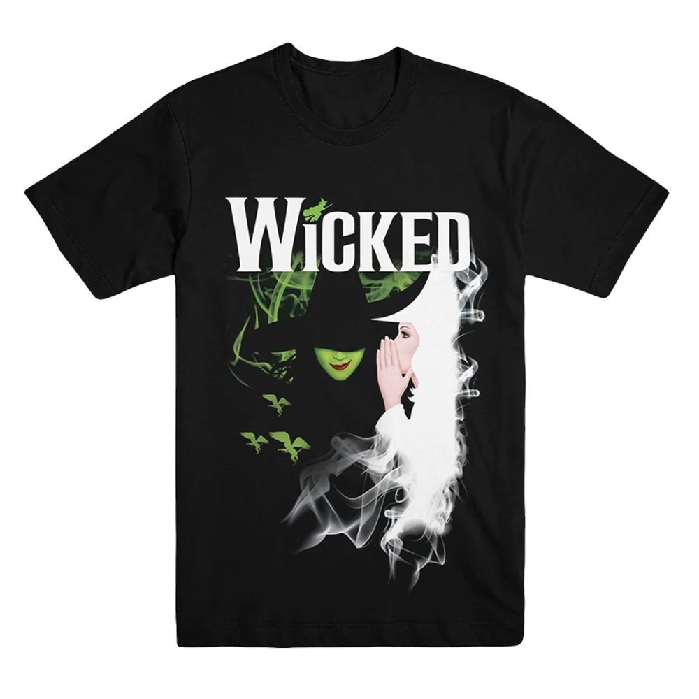 Wicked Smoke Keyart Tee 2023 Musical Tv Series Crewneck Short Sleeve ...