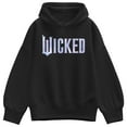 thumbnail image 1 of Wicked -   Sparkle Logo - Ladies Oversized Fleece Hoodie Sweatshirt, 1 of 3