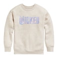 thumbnail image 1 of Wicked - Sparkle Logo - Toddler Crew Fleece Sweatshirt, 1 of 3