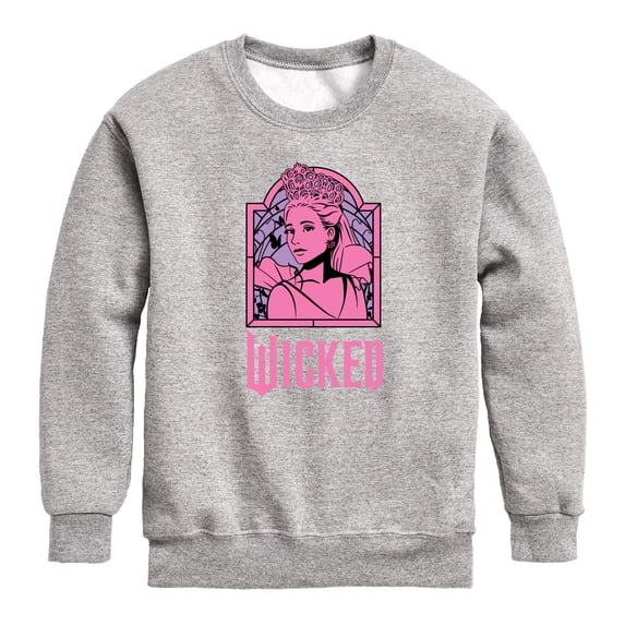 Wicked - Stained Glass Glinda Graphic Fleece Sweatshirt