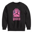 thumbnail image 1 of Wicked - Stained Glass Glinda - Youth Crew Fleece Sweatshirt, 1 of 4