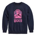 thumbnail image 1 of Wicked - Stained Glass Glinda - Youth Crew Fleece Sweatshirt, 1 of 4