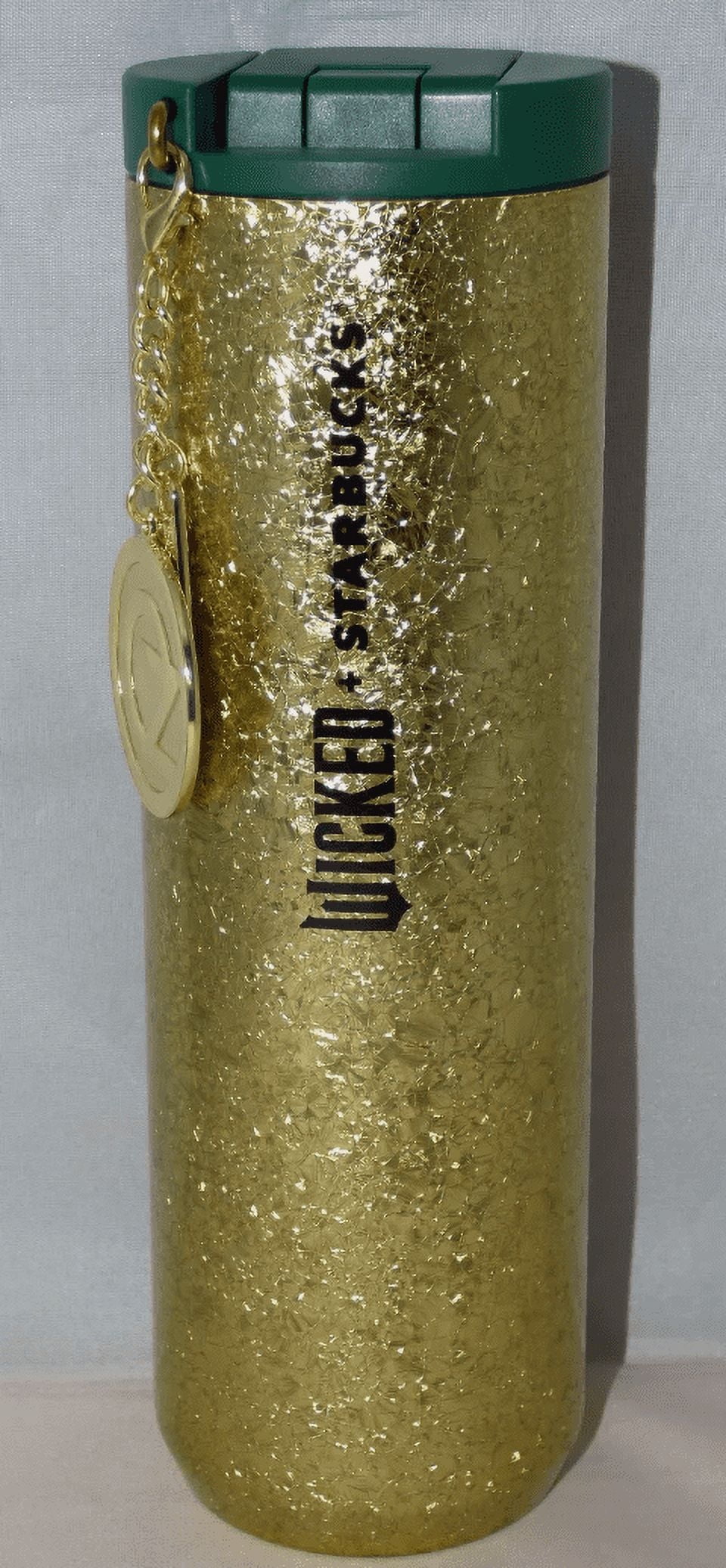 Starbucks - 海外限定スターバックス WICKED タンブラー ゴールド 16oz 限定袋付き Wicked Starbucks Stainless Steel Vacuum Sealed Tumbler Gold
